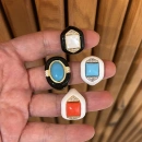 DW Firuze Siyah Mineli Tasarım Yüzük