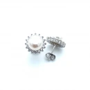 Etrafı Taşlı İnci Küpe