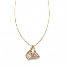 Felicity Oval Tria Charm Kolye