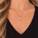 Felicity Oval Tria Charm Kolye