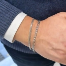 Figaro Erkek Zincir Bileklik