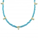 Firuze Dorika Detaylı Kolye