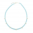 Firuze Dorika Detaylı Kolye