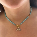 Firuze Fishbone Kolye