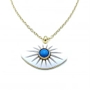 Firuze Güneş Göz Kolye