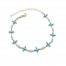 Firuze Markiz Çiçek Bileklik