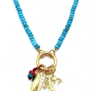 Firuze Multi Sea Charm Kolye