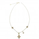 Fleur De Lis Zincir Kolye