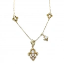 Fleur De Lis Zincir Kolye