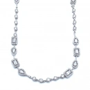 Geo Aro Gömme Suyolu Çubuklu Gerdanlık Kolye