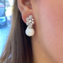 Geo Barok İnci Küpe