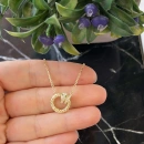 Halkaya Sarılı Yılan Kolye