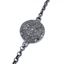 Ham Elmas Daire Zincir Bileklik