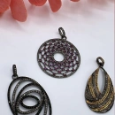 Ham Elmas-Yakut Yaşam Ağacı Kolye Ucu