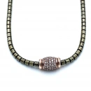 Hematit Yağyeşil Kolye