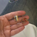 Hera Yarım Halka Mix Küpe