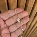 İnci Detaylı Arı Zincir Bileklik