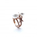 İnci Duo Yıldız Yüzük