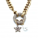 İnci ve Taş Detaylı JD Zincir Kolye