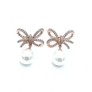 İncili Fiyonk Küpe