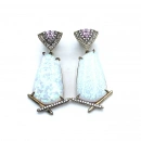 Işıltılı Opal Küpe