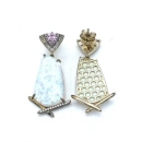 Işıltılı Opal Küpe