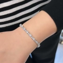 Kare Radiant Taş Suyolu Bileklik