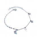 Kelebek Yıldız Papatya Zincir Bileklik