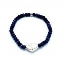 Kök Safir Gümüş Bileklik