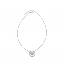 Kuzey Yıldızı Sedef Madalyon Kolye