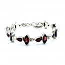 Lal-Garnet Markiz Damla Bileklik