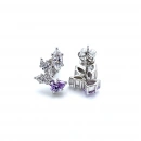 Lila Markiz Flora Küpe