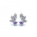 Lila Markiz Flora Küpe