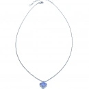 Lila Sedef Yonca Zincir Kolye