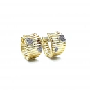 Line Pave Kalp Taş Küpe