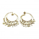 Lucky Charm Circle Küpe