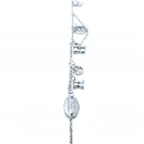 LV Charmlı 2li Zincir Bileklik