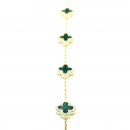 Malahit 5li Yonca Taşlı S Bileklik