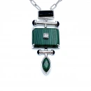 Malahit Figür Kolye