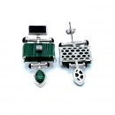 Malahit Figür Küpe