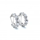 Markiz Çiçek Halka Küpe