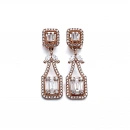 Markiz Detaylı Baget Sallantılı Küpe