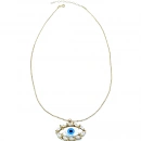 Markiz Taşlı M Göz Kolye