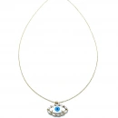 Markiz Taşlı S Göz Kolye