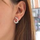 Markiz Virgül Medium Küpe