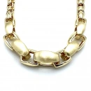 Mat Parlak Gold Chain Set