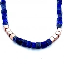 Mavi Lapis Küp Kolye