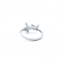 Mavi Markiz Kelebek Duo Yüzük