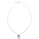 Mavi Prenses Oval Kolye