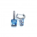 Mavi Prenses Sallantılı Halka Küpe